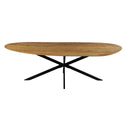 Mangohouten Eettafel Organisch Aislinn 220x110 cm