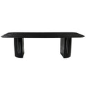 Mangohouten Eettafel Keelin 260x120 cm Zwart