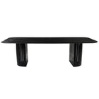 Mangohouten Eettafel Keelin 210x100 cm Zwart