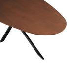 Mangohouten Eettafel Organisch Branwen 240x110 cm Walnoot