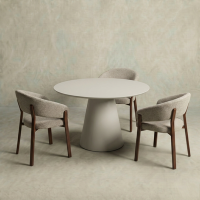 Eettafel Belvaro Rond 130 cm MDF