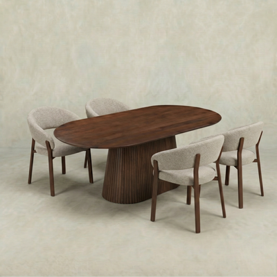 Eettafel Japandi Kanso Ovaal 210x110 cm