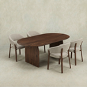 Eettafel Japandi Yuki 180x90 cm U-Poot