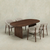 Eettafel Japandi Yuki 210x100 cm U-Poot