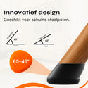 FLOOQ® Pro Stoelpootdoppen Finn Geluidloos & Krasvrij (39–29 mm) 8 stuks