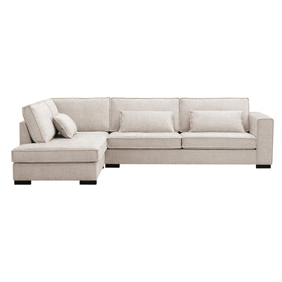 Hoekbank Nova 4-zits Links Crème