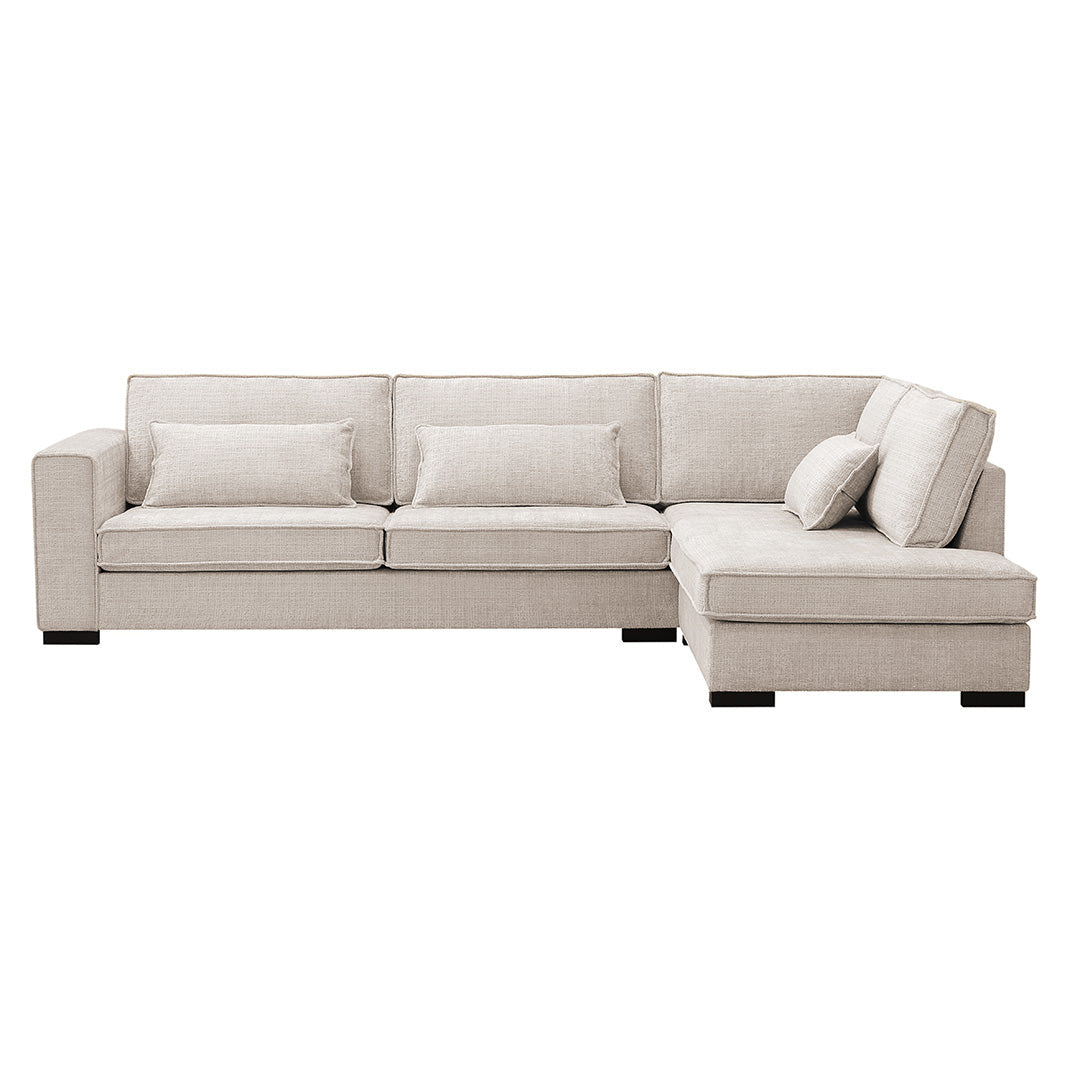 Hoekbank Nova 4-zits Rechts Crème