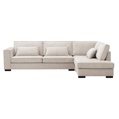 Hoekbank Nova 4-zits Rechts Crème