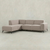 Hoekbank Brooklyn 4-zits Links Beige