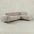 Hoekbank Brooklyn 4-zits Rechts Beige