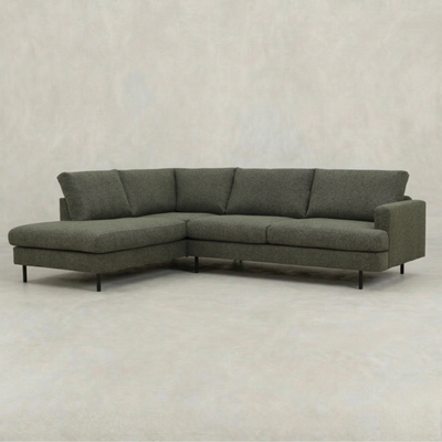 Hoekbank Cian 4-zits Links Groen