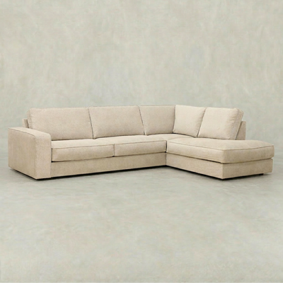 Hoekbank Colton 4-zits Rechts Crème