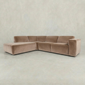 Hoekbank Isabel 4-zits Links Taupe