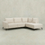 Hoekbank Kael 4-zits Rechts Beige