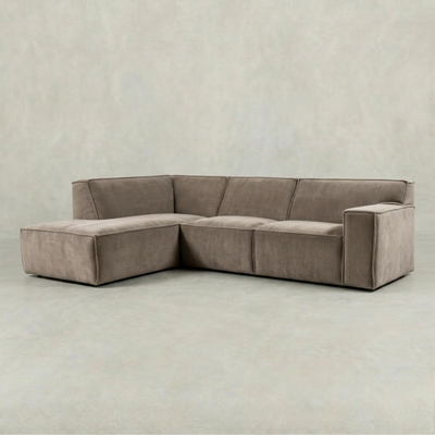 Hoekbank Milo 4-zits Links Taupe