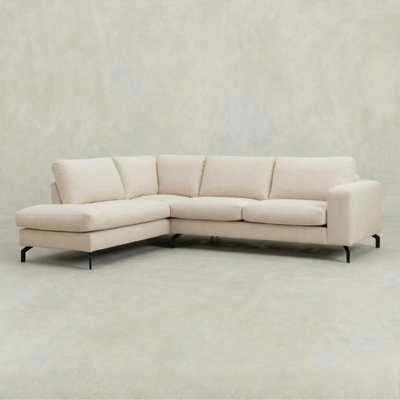 Hoekbank Nia 4-zits Links Crème