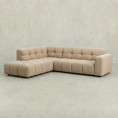 Hoekbank Noah 4-zits Links Crème