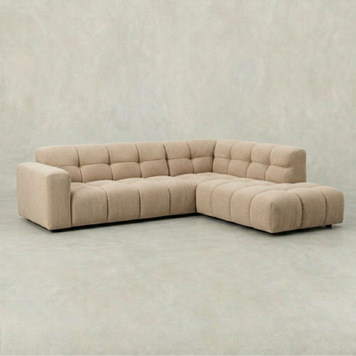 Hoekbank Noah 4-zits Rechts Crème