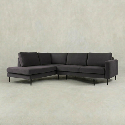 Hoekbank Sterre 4-zits Links Antraciet