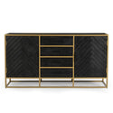 Mangohouten Dressoir Fingula 165 cm