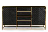 Mangohouten Dressoir Fingula 165 cm