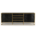 Mangohouten Dressoir Fingula 210 cm