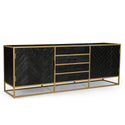 Mangohouten Dressoir Fingula 210 cm