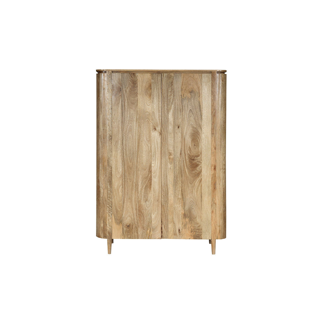 Mangohouten kast lichtbruin