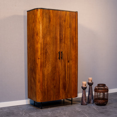 Mangohouten Kast Levi 90 cm
