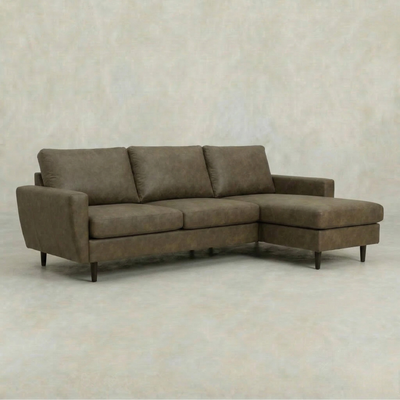 Loungebank Finn 3-zits Links/Rechts Groen/Bruin