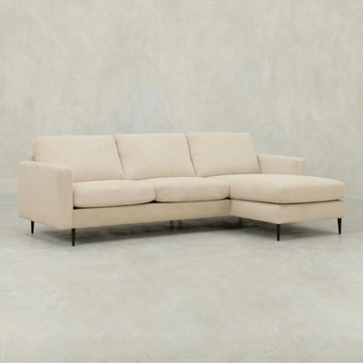 Loungebank Luan 3-zits Links/Rechts Crème