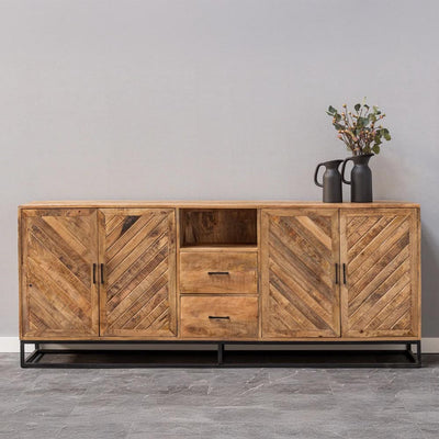 Mangohouten Dressoir Sabia 220 cm