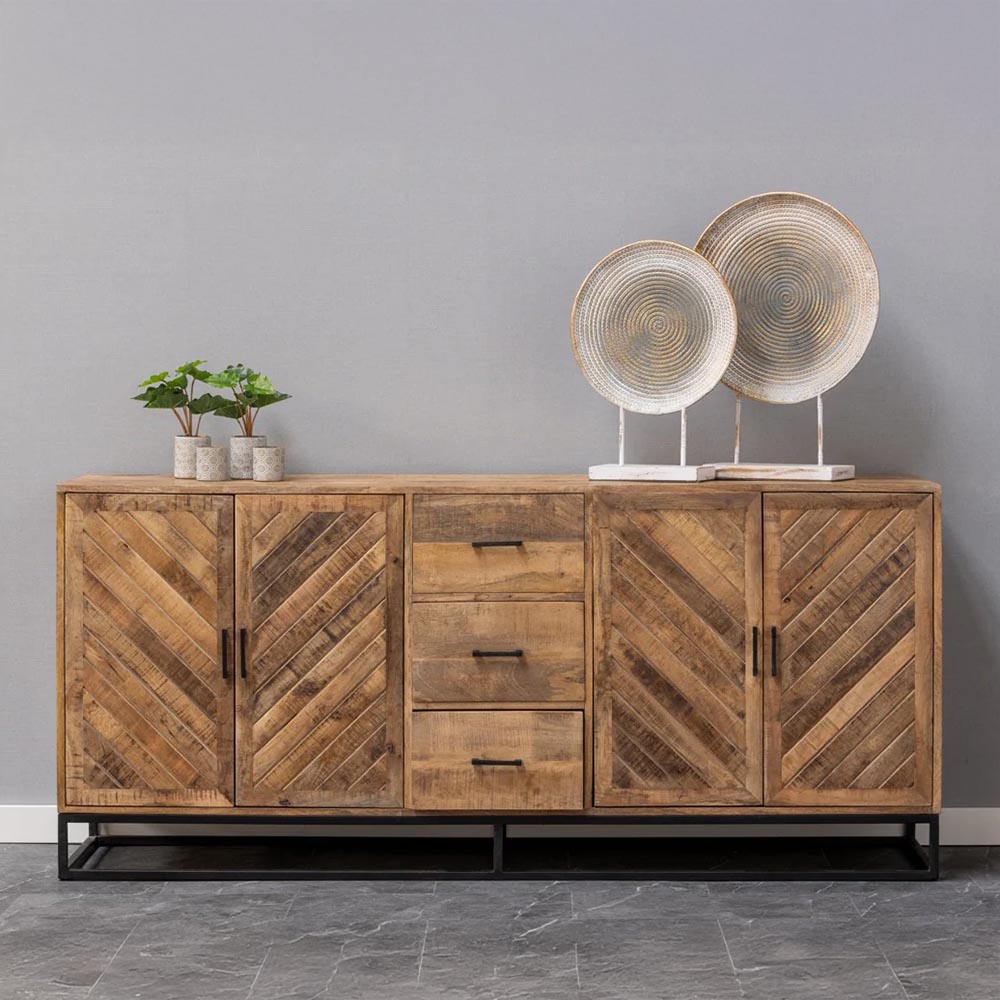 Mangohouten Dressoir  200 cm