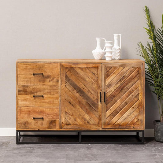 Mangohouten Dressoir Sabia 140 cm