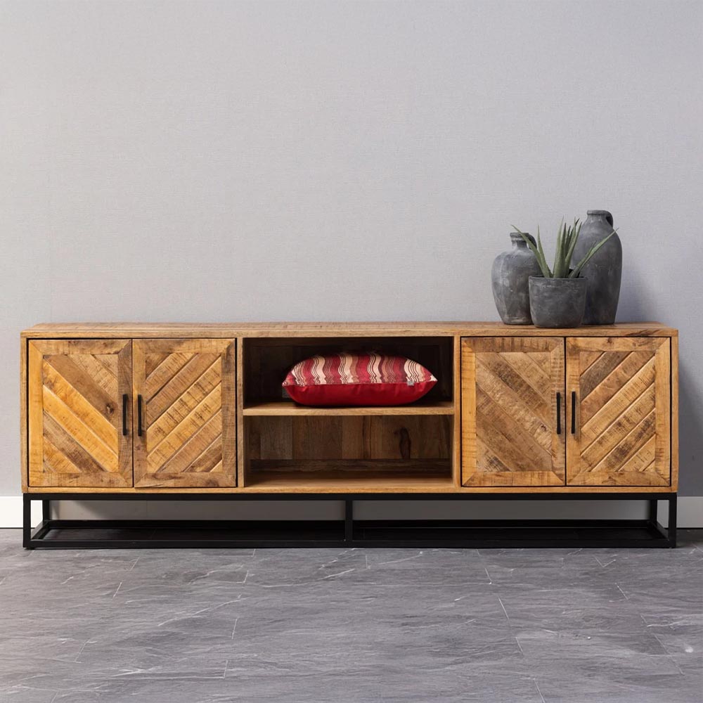 Mangohouten TV Meubel 180 cm