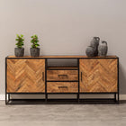 Mangohouten Dressoir Kjeld 180 cm