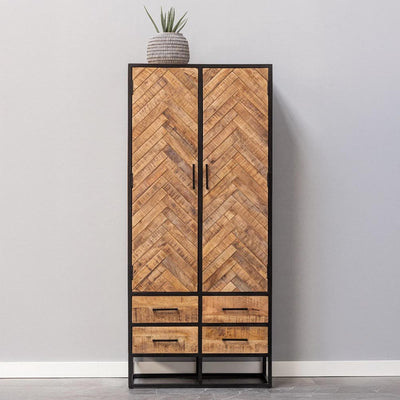 Mangohouten Kast Kjeld 80 cm