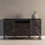 Mangohouten Dressoir Kjeld 145 cm Zwart