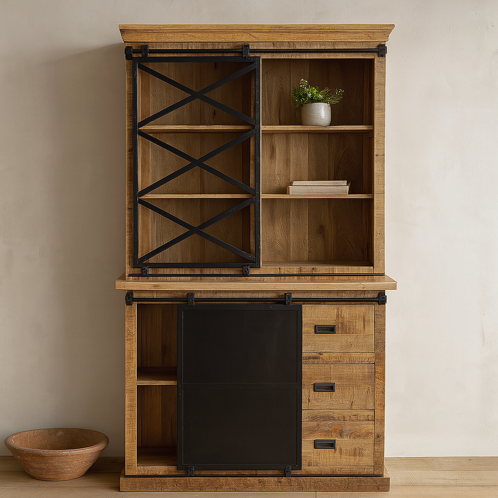 Mangohouten Buffetkast Milan 100 cm X