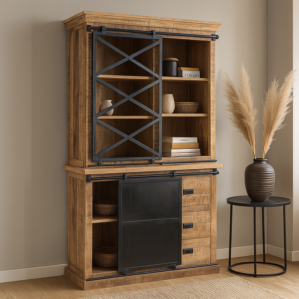 Mangohouten Buffetkast Milan 120 cm X