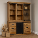 Mangohouten Buffetkast Milan 160 cm Recht