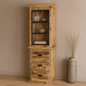 Mangohouten Buffetkast Milan 65x200 cm Recht