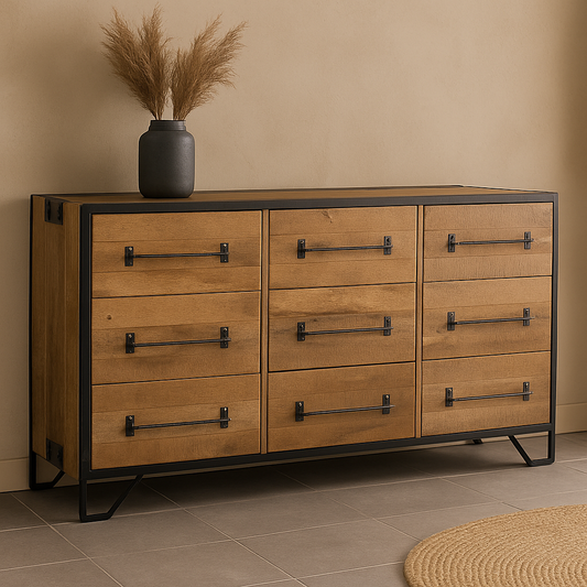 Mangohouten Dressoir Neal 160 cm