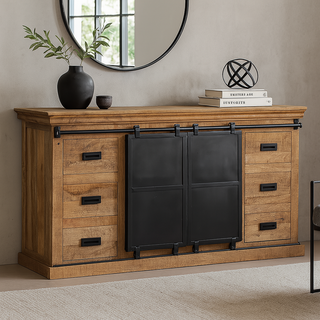 Mangohouten Dressoir Milan 200 cm