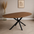 Mangohouten Eettafel Organisch Aislinn 180x90 cm Walnoot
