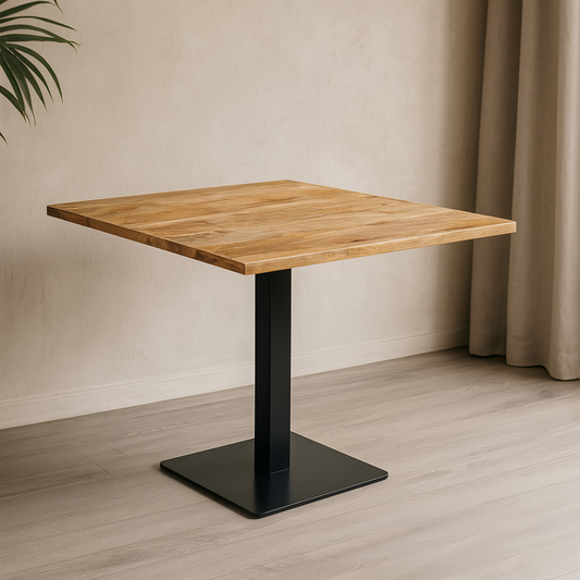 Mangohouten Horecatafel vierkant 100x100 cm