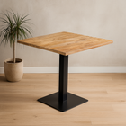 Mangohouten Horecatafel vierkant 80x80 cm