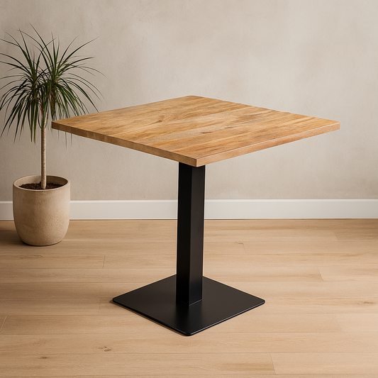 Mangohouten Horecatafel vierkant 80x80 cm