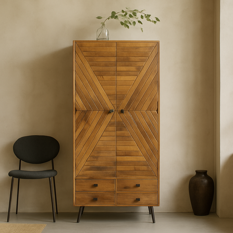 Mangohouten kast