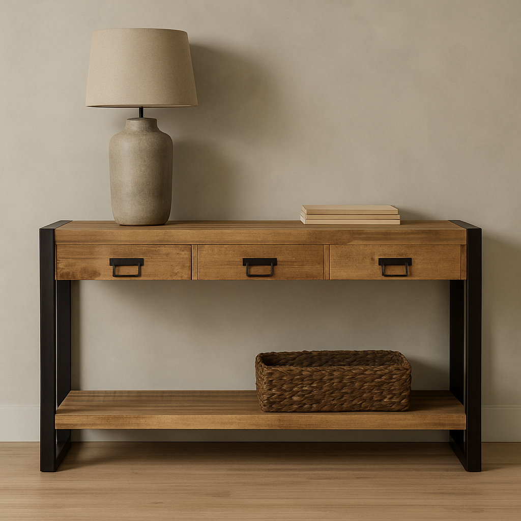 Mangohouten Sidetable Britt 150 cm